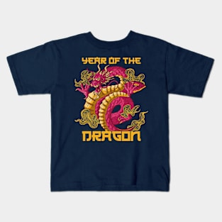 Chinese New Year 2024 Year of The Dragon Kids T-Shirt